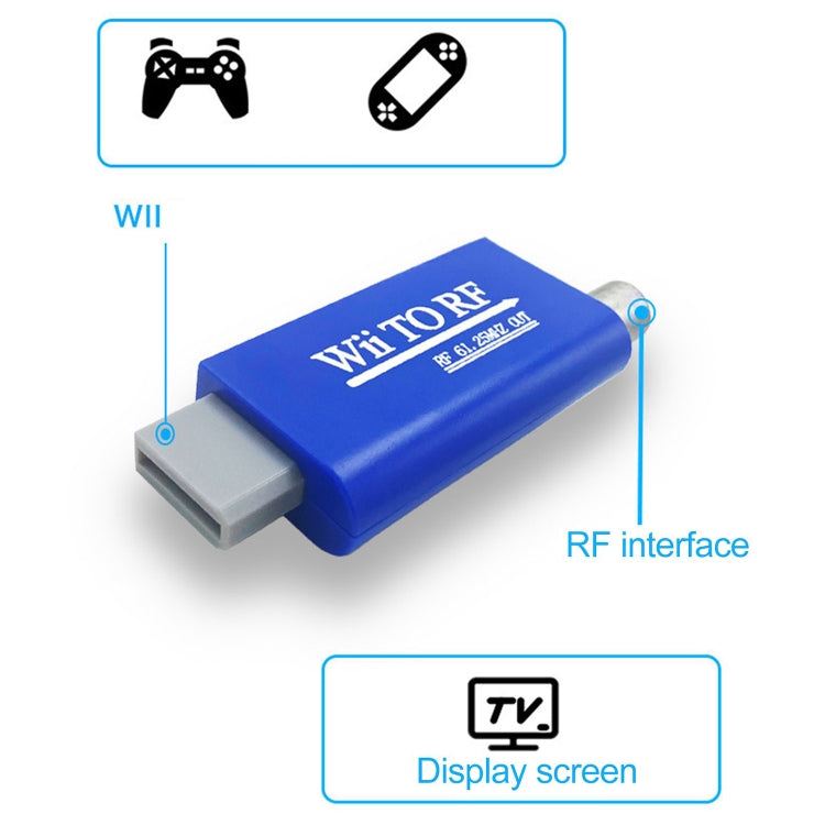 61.25MHz Wii to RF TV Signal Converter, Wii to RF
