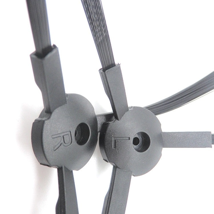 XI246 5 Pairs K614 Side Brushes + 2 PCS I201 Rags Set for ILIFE V3S Pro / V3S / V5S Pro / V50 / V5S, XI246