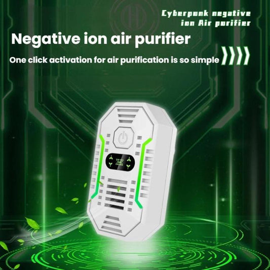 Smart Negative Ion Air Purifier – Pet Odor Remover & Dust, Smoke, Allergen Eliminator for Home & Office