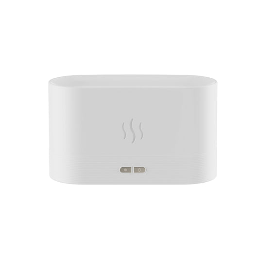 Flame Aroma Diffuser Night Light Humidifier – Essential Oil Diffuser with Realistic Flame Effect, Quiet Ultrasonic Mist & Ambient Light for Home, Office & Bedroom