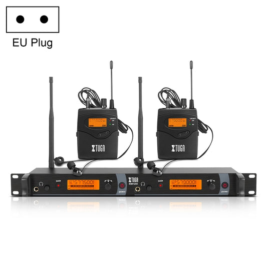 XTUGA IEM1200 Wireless Transmitter 2 Bodypack Stage Singer In-Ear Monitor System, Transmitter 2 Bodypack