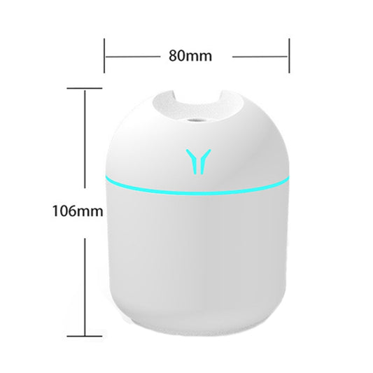 USB Mini Desktop Humidifier – Portable Car Air Humidifier with Colorful Night Light & Quiet Operation