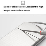 Stainless Steel Adjustable Cheese Slicer with Scale – Kitchen Bread Cutter & Divider Tool