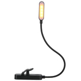 Hose Clip Book Light Night Reading Lamp Adjustable Brightness USB Rechargeable Book Clip Lights