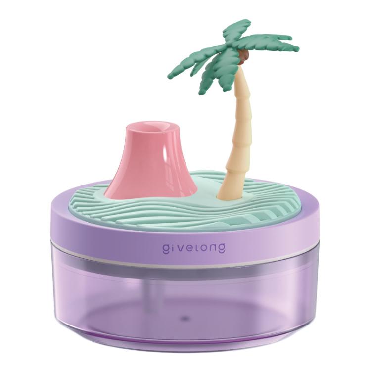 Givelong Mini Portable Landscape Humidifier Plant Pot Hydrator Mister USB Car Spray Aromatherapy Diffuser
