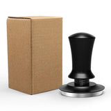 Scale Horizontal Constant Pressure Coffee Grinder Stretching Powder Press Hammer,Black Flat Bottom(51mm)