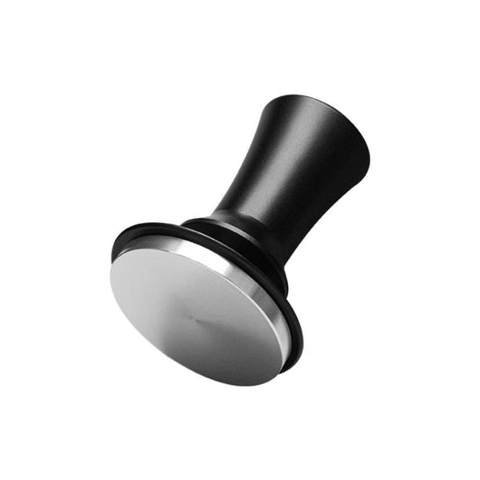 Scale Horizontal Constant Pressure Coffee Grinder Stretching Powder Press Hammer,Black Flat Bottom(51mm)