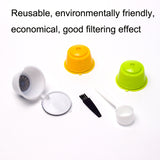 2 Sets Reusable Coffee Capsule Filter Cups for Dolce Gusto Machines – Eco-Friendly Refillable Pods