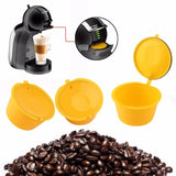 2 Sets Reusable Coffee Capsule Filter Cups for Dolce Gusto Machines – Eco-Friendly Refillable Pods
