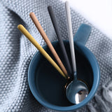 Mini Stainless Steel Coffee Spoon – Round Shape Dessert & Dining Spoon for Kitchen, Tea, and Coffee Accessories