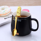 Creative Mermaid Handle Coffee Spoon – Stainless Steel Dessert & Tea Flatware