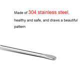 304 Stainless Steel Coffee Stick Flower Needle – Barista Latte Art Tool for Espresso, Cappuccino & Coffee