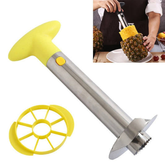 Stainless Steel Pineapple Peeler & Slicer – Fruit Cutter Kitchen Tool