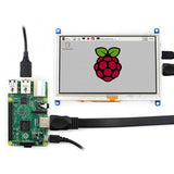 WAVESHARE 5 Inch HDMI LCD (G) 800x480 Touch Screen  for Raspberry Pi Supports Various Systems