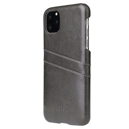 Fierre Shann Retro Oil Wax Texture PU Leather Case with Card Slots, For iPhone 11 Pro, For iPhone 11, For iPhone 11 Pro Max, for iPhone 11 Pro, for iPhone 11, for iPhone 11 Pro Max