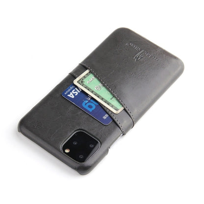 Fierre Shann Retro Oil Wax Texture PU Leather Case with Card Slots, For iPhone 11 Pro, For iPhone 11, For iPhone 11 Pro Max, for iPhone 11 Pro, for iPhone 11, for iPhone 11 Pro Max