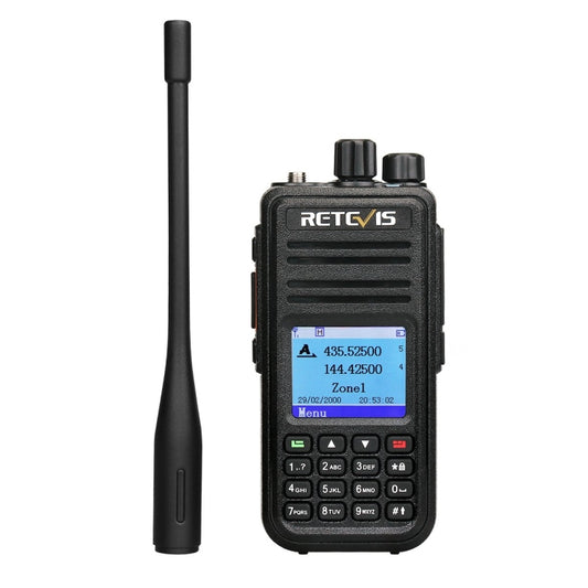 جهاز اتصال لاسلكي RETEVIS RT3S 136-174 ميجا هرتز + 400-480 ميجا هرتز 3000 قناة DMR محمول باليد، جهاز اتصال لاسلكي رقمي ثنائي الاتجاه، RT3S
