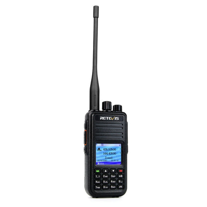 جهاز اتصال لاسلكي RETEVIS RT3S 136-174 ميجا هرتز + 400-480 ميجا هرتز 3000 قناة DMR محمول باليد، جهاز اتصال لاسلكي رقمي ثنائي الاتجاه، RT3S