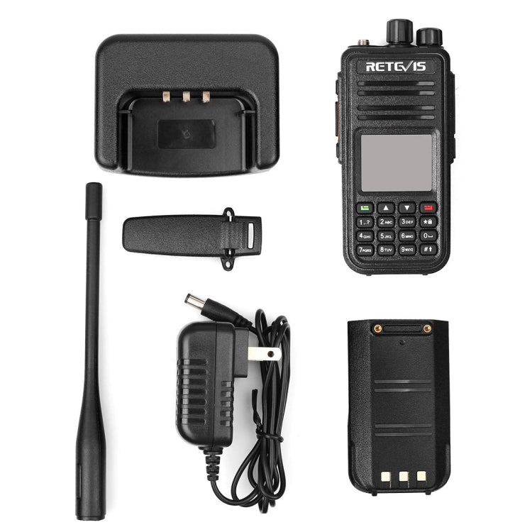جهاز اتصال لاسلكي RETEVIS RT3S 136-174 ميجا هرتز + 400-480 ميجا هرتز 3000 قناة DMR محمول باليد، جهاز اتصال لاسلكي رقمي ثنائي الاتجاه، RT3S
