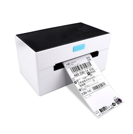 طابعة ملصقات حرارية ذاتية اللصق POS-9220 مقاس 100×150 مم، مزودة بمنفذ USB مع حامل، قابس USB، قابس الاتحاد الأوروبي، قابس الولايات المتحدة، قابس المملكة المتحدة