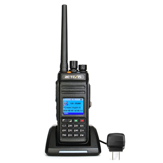 جهاز اتصال لاسلكي RETEVIS RT83 10 واط 400-470 ميجا هرتز 1024CHS مقاوم للماء DMR رقمي ثنائي التوقيت ثنائي الاتجاه، إصدار GPS، RT83، إصدار GPS