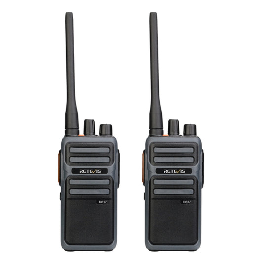 1 Pair RETEVIS RB617 PMR446 16CHS License-free Two Way Radio Handheld Walkie Talkie, EU Plug, RB617