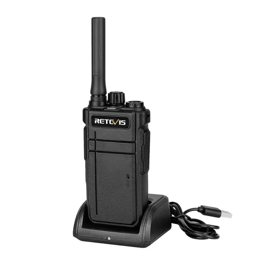 جهاز لاسلكي RETEVIS RB637 EU Frequency PMR446 16CHS بدون ترخيص، لاسلكي ثنائي الاتجاه، لاسلكي محمول بتقنية البلوتوث، RB637