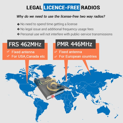 جهاز لاسلكي RETEVIS RB637 EU Frequency PMR446 16CHS بدون ترخيص، لاسلكي ثنائي الاتجاه، لاسلكي محمول بتقنية البلوتوث، RB637