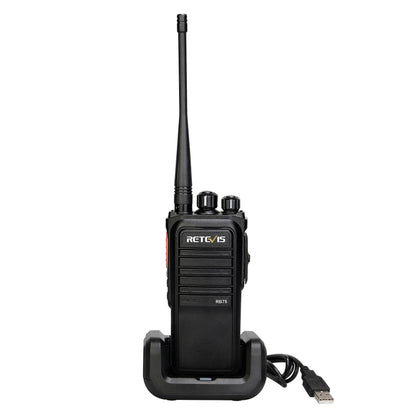 RETEVIS RB75 5W US Frequency 462.5500-467.7125MHz 30CHS GMRS Two Way Radio Handheld Walkie Talkie, RB75