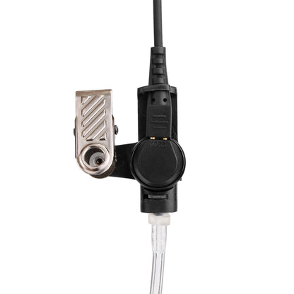 سماعة أذن مزودة بأنبوب صوتي سري مزود بمشبك طويل من RETEVIS TK 2 دبوس لسماعات H-777 / RT-5R / RT-5RV / RT-B6، مشبك طويل من TK