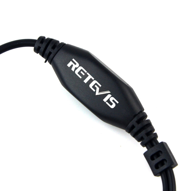 ميكروفون سماعة أذن أنبوبي صوتي سري من RETEVIS TK Throat PTT لأجهزة H-777 / RT-5R / RT-5RV / RT-B6، TK Throat
