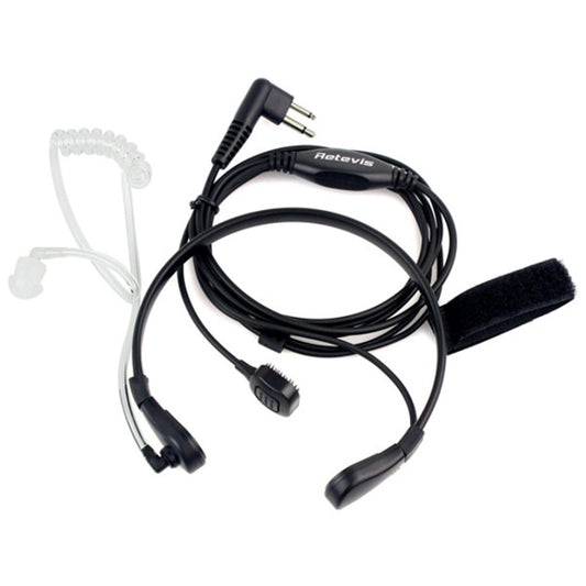 ميكروفون سماعة أذن RETEVIS M Throat PTT Covert Acoustic Tube، M Throat