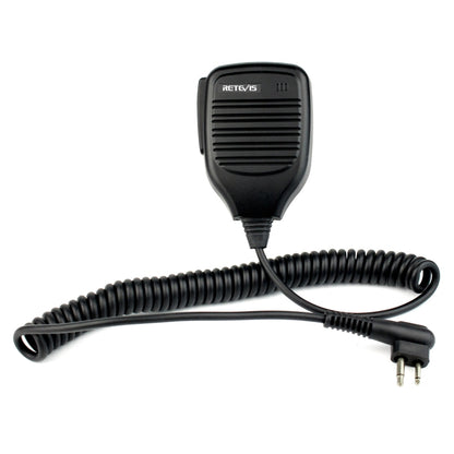 RETEVIS R-321 M 2 Pin Handheld PTT Speaker Microphone for Motorola GP68/GP88/GP300/2000/CT150/P040, R-321