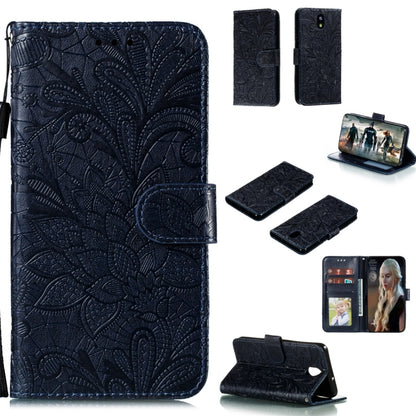 Lace Flower Horizontal Flip Leather Case with Holder & Card Slots & Wallet & Photo Frame, For LG K30, For Sony Xperia 5, For Nokia 7.2, For Huawei Honor Play 3, For Galaxy A70s, For Galaxy A90 5G, For Xiaomi Mi 9 Pro