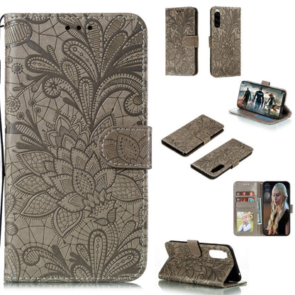 Lace Flower Horizontal Flip Leather Case with Holder & Card Slots & Wallet & Photo Frame, For LG K30, For Sony Xperia 5, For Nokia 7.2, For Huawei Honor Play 3, For Galaxy A70s, For Galaxy A90 5G, For Xiaomi Mi 9 Pro