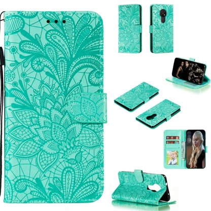 Lace Flower Horizontal Flip Leather Case with Holder & Card Slots & Wallet & Photo Frame, For LG K30, For Sony Xperia 5, For Nokia 7.2, For Huawei Honor Play 3, For Galaxy A70s, For Galaxy A90 5G, For Xiaomi Mi 9 Pro