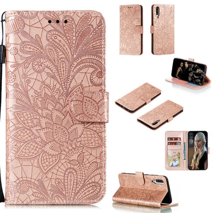Lace Flower Horizontal Flip Leather Case with Holder & Card Slots & Wallet & Photo Frame, For LG K30, For Sony Xperia 5, For Nokia 7.2, For Huawei Honor Play 3, For Galaxy A70s, For Galaxy A90 5G, For Xiaomi Mi 9 Pro