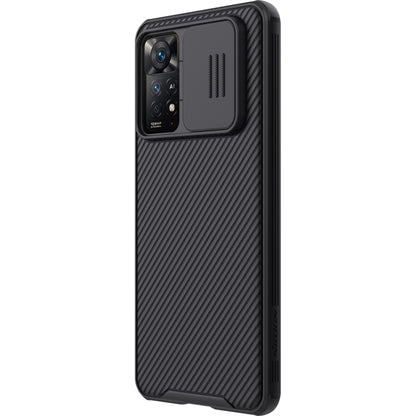 For Xiaomi Redmi Note 11 Pro Global / 11 Pro Global 5G / 11 Pro+ 5G India / 11E Pro 5G NILLKIN Black Mirror Pro Camshield PC Case (Peacock Blue), For Xiaomi Redmi Note 11 Pro Global