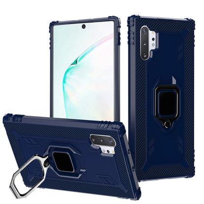 Carbon Fiber Protective Case with 360 Degree Rotating Ring Holder, For Galaxy A90 5G, For Galaxy M30s, For Galaxy S20+, For Galaxy S20, For Galaxy S20 Ultra, For Galaxy Note 10+, For Galaxy Note 10, For Galaxy S10e, For Galaxy S10+, For Galaxy S10