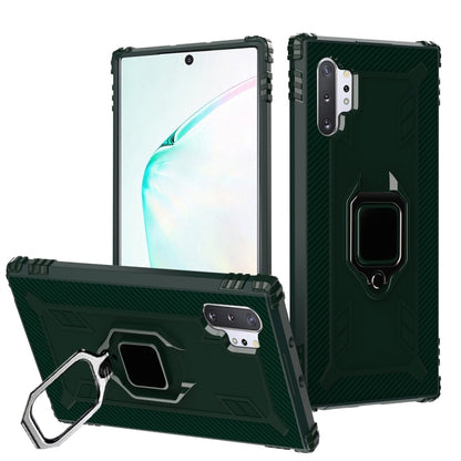 Carbon Fiber Protective Case with 360 Degree Rotating Ring Holder, For Galaxy A90 5G, For Galaxy M30s, For Galaxy S20+, For Galaxy S20, For Galaxy S20 Ultra, For Galaxy Note 10+, For Galaxy Note 10, For Galaxy S10e, For Galaxy S10+, For Galaxy S10