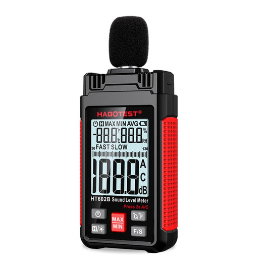 HABOTEST HT602B Multifunctional Digital Display Noise Decibel Tester, HT602B