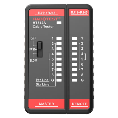 HABOTEST HT812A 2 in 1 Telephone Line Network Line Tester, HT812A