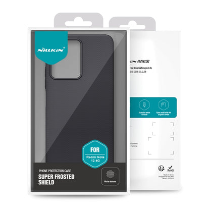 NILLKIN Frosted PC Phone Case, For Xiaomi Redmi Note 12 4G Global