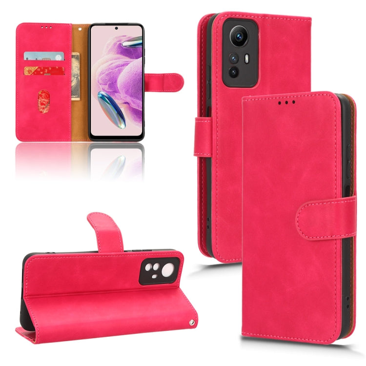 Skin Feel Magnetic Flip Leather Phone Case