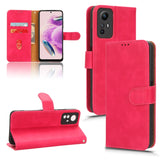 Skin Feel Magnetic Flip Leather Phone Case