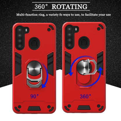 2 in 1 Armour Series PC + TPU Protective Case with Ring Holder, For Samsung Galaxy A21(EU Version), For Samsung Galaxy A31, For Xiaomi Redmi Note 9S, For Motorola Moto G8 Power