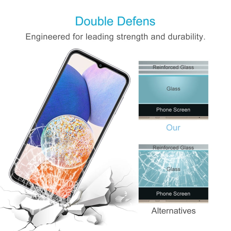 0.26mm 9H 2.5D High Aluminum Tempered Glass Film, For Samsung Galaxy A14 5G / 4G / M14, For Samsung Galaxy A13 4G / A13 / A23 5G, For Samsung Galaxy A34 5G, For Samsung Galaxy A54 5G, For Samsung Galaxy A33 5G, For Samsung Galaxy A52s 5G / A23s��������...