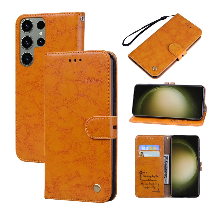 Oil Wax Texture Leather Phone Case, For Samsung Galaxy A05, For Samsung Galaxy A24 4G, For Samsung Galaxy A14 4G / 5G, For Samsung Galaxy A34 5G, For Samsung Galaxy A54 5G, For Samsung Galaxy A04E, For Samsung Galaxy S23 Ultra 5G�����������������������...