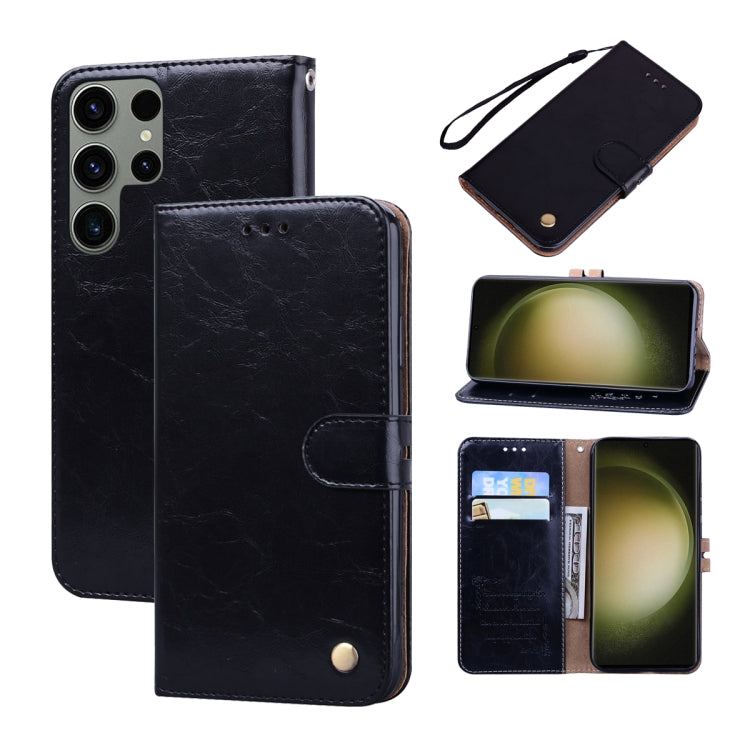 Oil Wax Texture Leather Phone Case, For Samsung Galaxy A05, For Samsung Galaxy A24 4G, For Samsung Galaxy A14 4G / 5G, For Samsung Galaxy A34 5G, For Samsung Galaxy A54 5G, For Samsung Galaxy A04E, For Samsung Galaxy S23 Ultra 5G�����������������������...