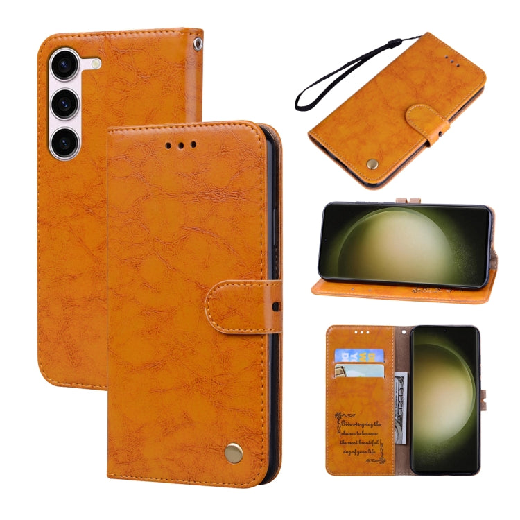 Oil Wax Texture Leather Phone Case, For Samsung Galaxy A05, For Samsung Galaxy A24 4G, For Samsung Galaxy A14 4G / 5G, For Samsung Galaxy A34 5G, For Samsung Galaxy A54 5G, For Samsung Galaxy A04E, For Samsung Galaxy S23 Ultra 5G�����������������������...